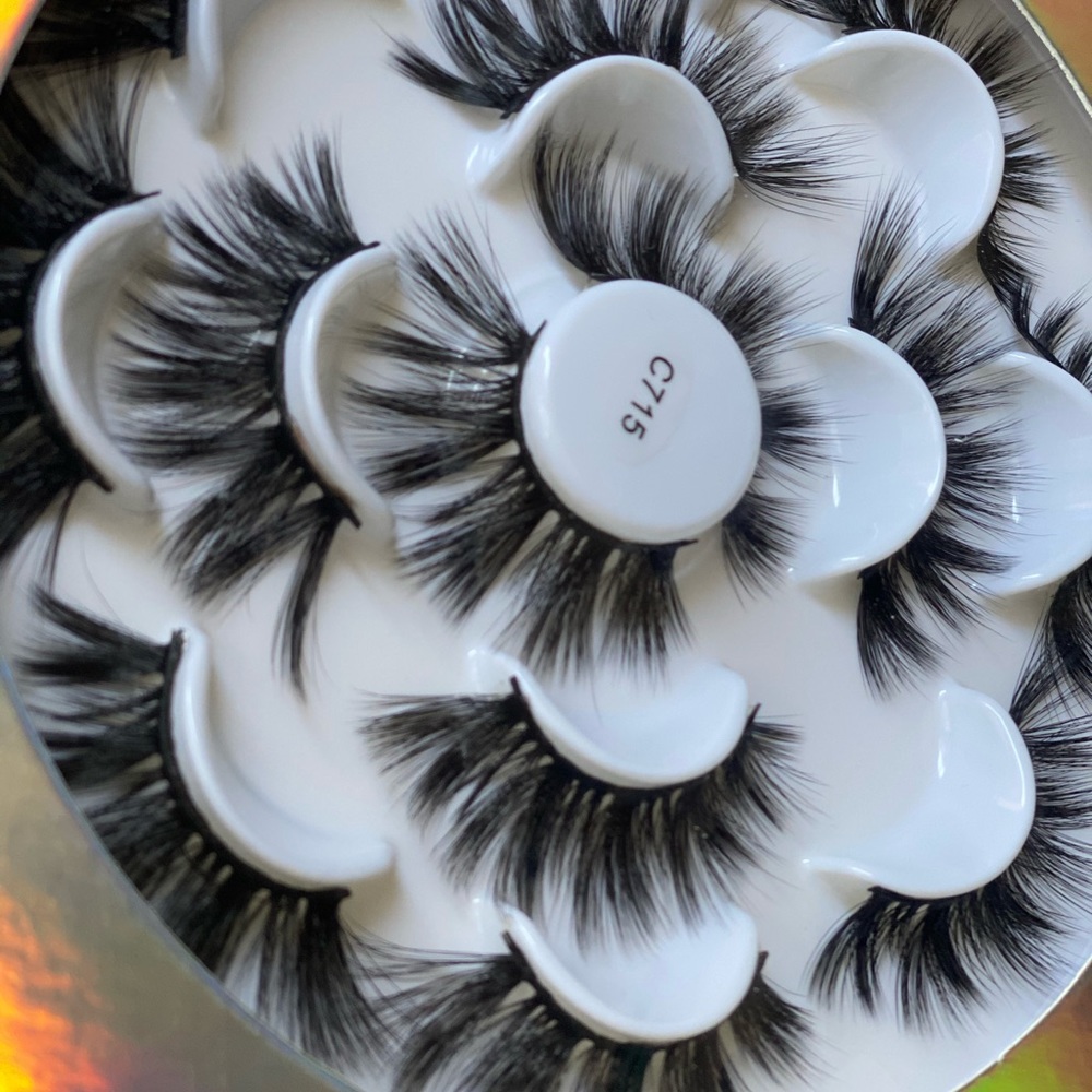 7 pairs lashes | beautiful dramatic lashes